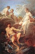 Francois Boucher Venus Asking Vulcan for Arms for Aeneas oil painting reproduction